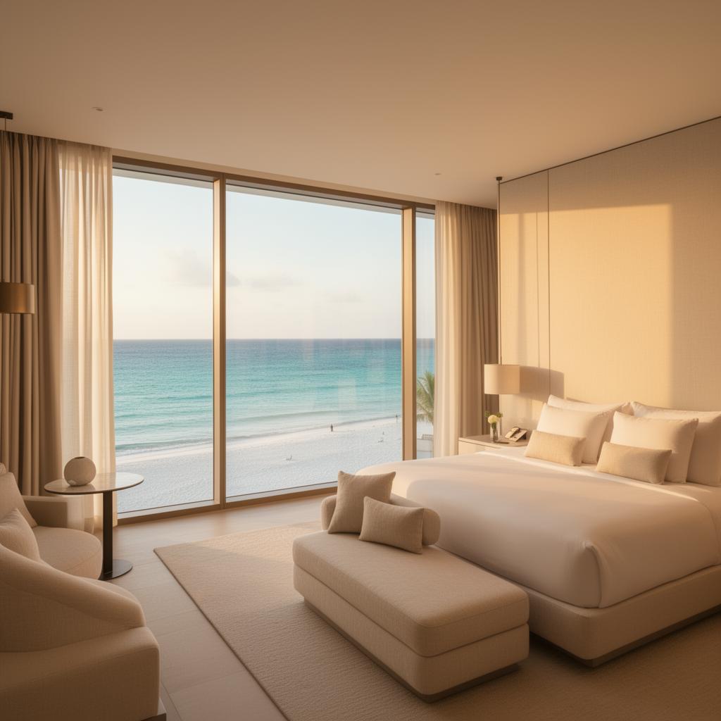 Luxury suite with ocean view
