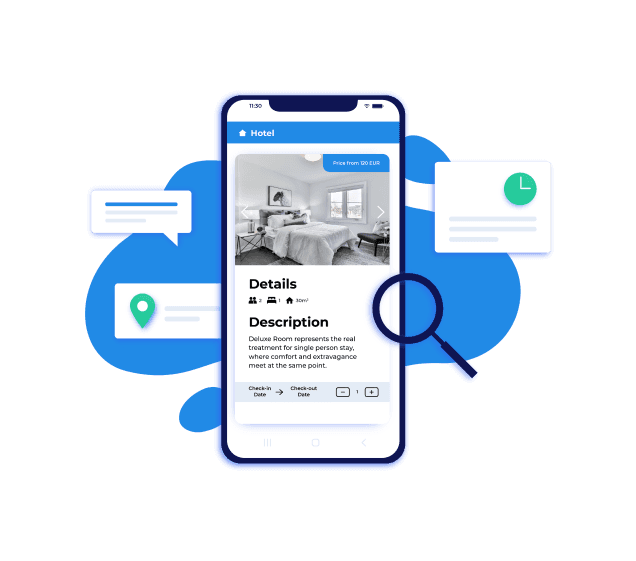 Fully customisable hotel solution